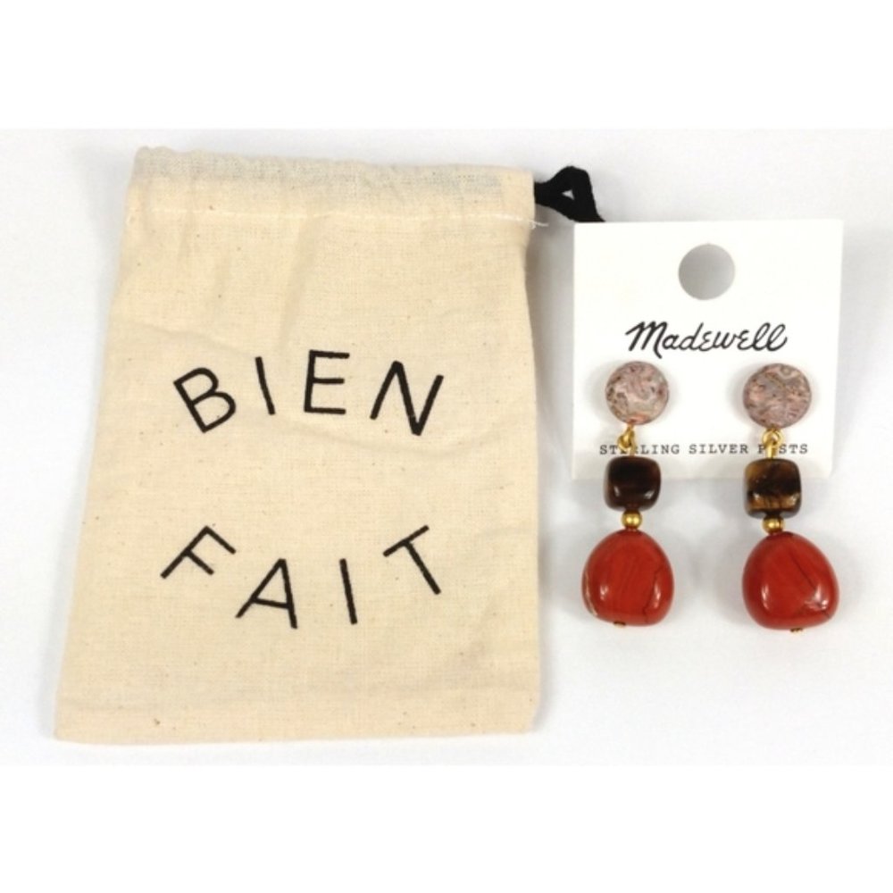 NWT Madewell Semiprecious Stone Drop Earrings